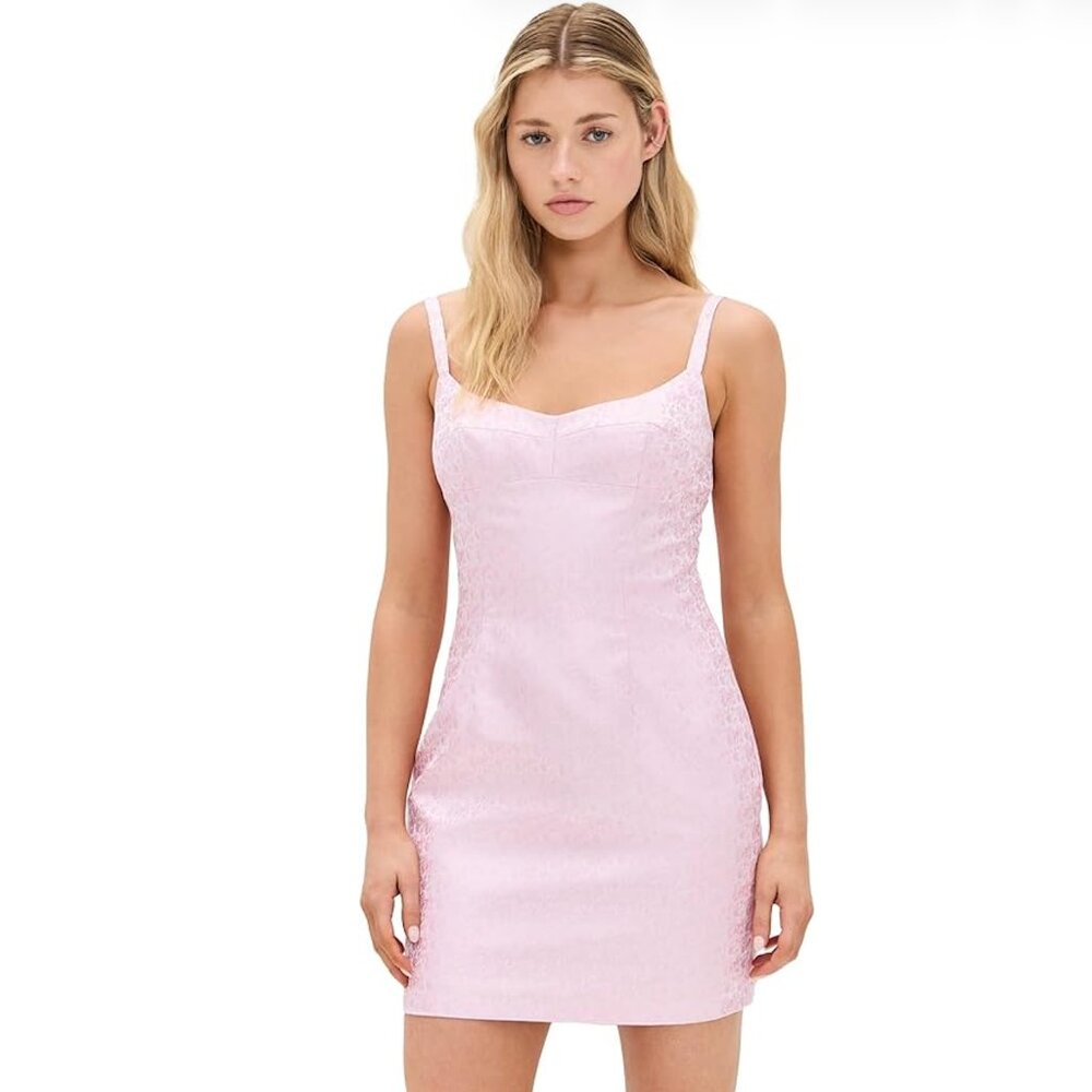 NWT / Amanda Uprichard Women's Deserae Dress / M / Lotus Pink
